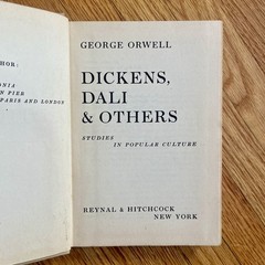 Dickens, Dali & Others, George Orwell 1946 First Edition Hardcover