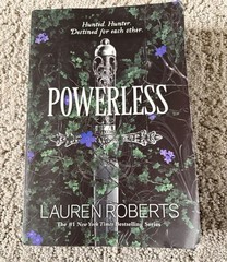 Powerless by Lauren Roberts, 2026 edition paperback with SPRAYED EDGES “Darling”