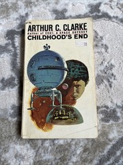 Vintage Arthur C Clarke Childhoods End Ballantine 10th Printing 1969 Collectible