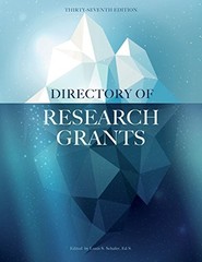 DIRECTORY OF RESEARCH GRANTS By Ed.s. Louis S. Schafer *Excellent Condition*
