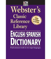 Webster’s English SPANISH Dictionary – Paperback – GOOD