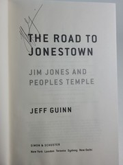*SIGNED* The Road to Jonestown: Jim Jones Peoples Temple Jeff Guinn HC No DJ