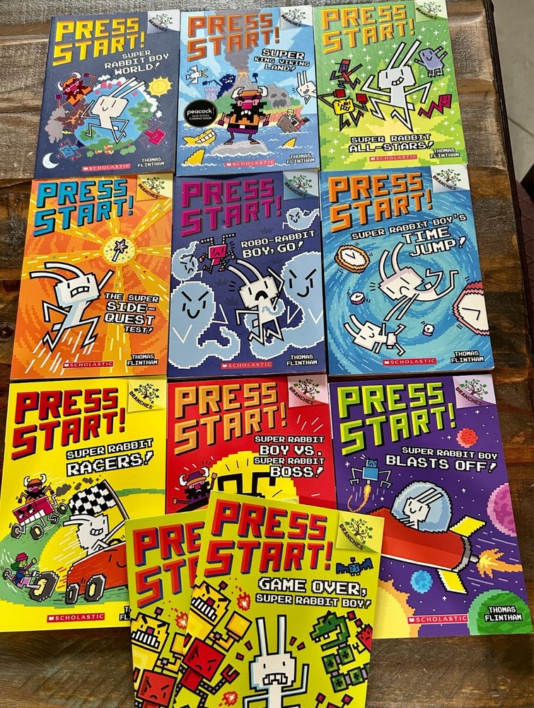 10 Press Start Books by Thomas Flintham Reading Level Grade 2