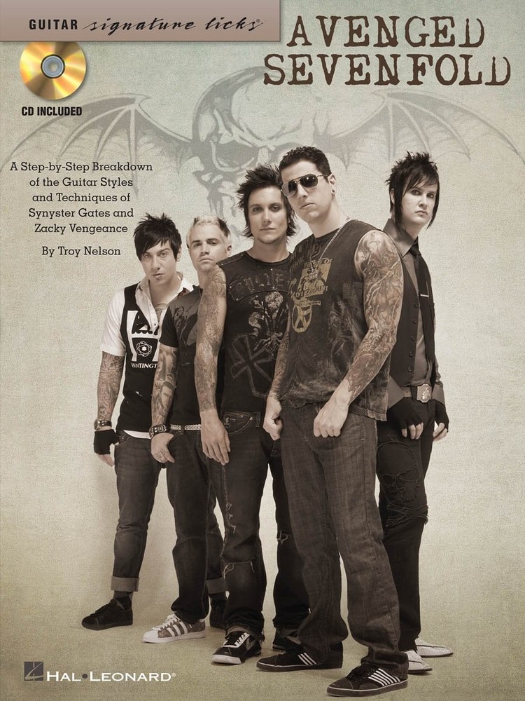 Avenged Sevenfold: Signature Licks Electric Guitar Instruction Book | Step-b…
