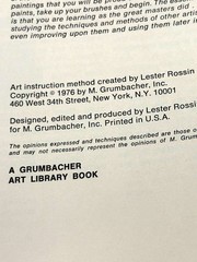 Vintage Grumbacher Art Library Lot 4 Art Instruction Books B370 B403-B405
