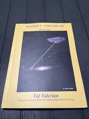 MATRIX V 5,Volume 3,The Journey, by Valdamar Valerian,UFO,Alien,Occult,REPRINT