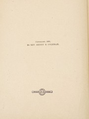 Light From The East by Rev Henry R. Coleman 1888 Masonic Hardcover