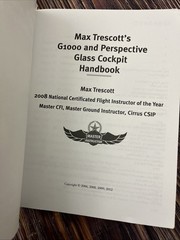 Max Trescott G1000 & Perspective Glass Cockpit Handbook 5th Ed 2012 Garmin