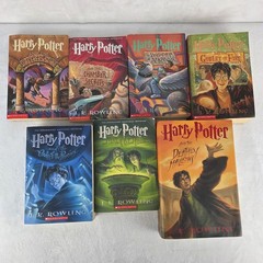 Harry Potter Complete Series Books 1-7 Set Scholastic HC PB J.K. Rowling