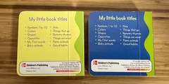 My Little Library: Early Learning – 12 mini board books – dated 2003