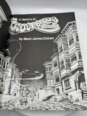 Vintage 1989 History Of Underground Comics Mark James Estren PB Ronin