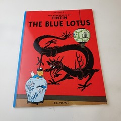 Tintin The Blue Lotus by Herge Softcover Egmont Graphic Novel Adventure