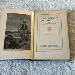 The Virgin of the Sun H. Rider Haggard Vintage 1922 first edition Fair HC