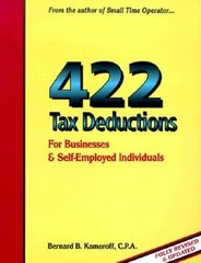 422 Tax Deductions for Businesses and Self-Employed Individuals (475 – VERY GOOD