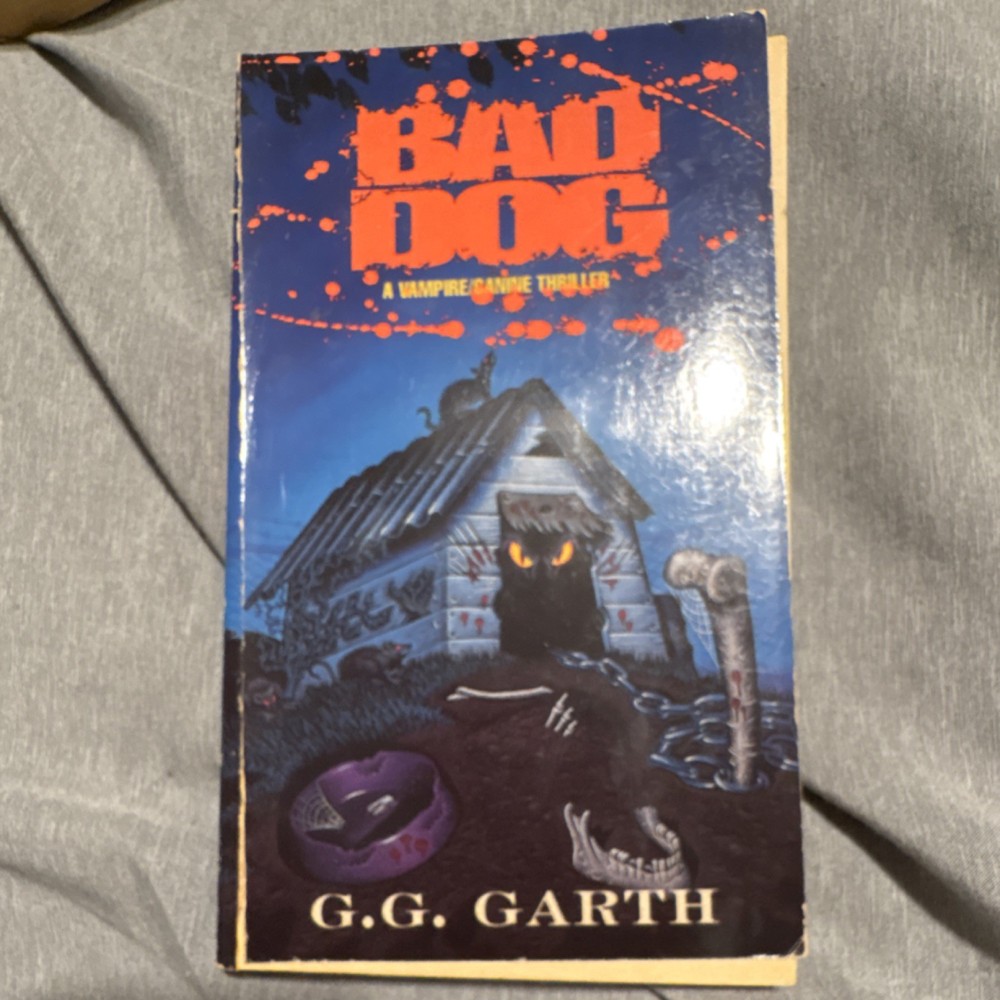 G.G. Garth Bad Dog Paperback Horror Thriller Novel Bantam Books English