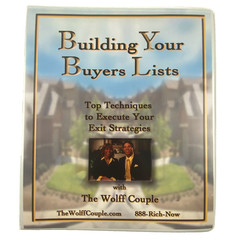 The Wolff Couple Building Your Buyer’s List Real Estate Manual Forms CD $497 B35