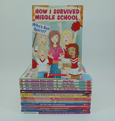 Lot of 16 Schoolastic Paperback Books Girl & Boy Mixed Bundle English