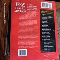 E-Z Legal Advisor Home & Business Edition Alice K Helm Law Reference Book 1995