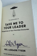 Neil DeGrasse Tyson – Take Me To Your Leader – Signed/Autographed Book