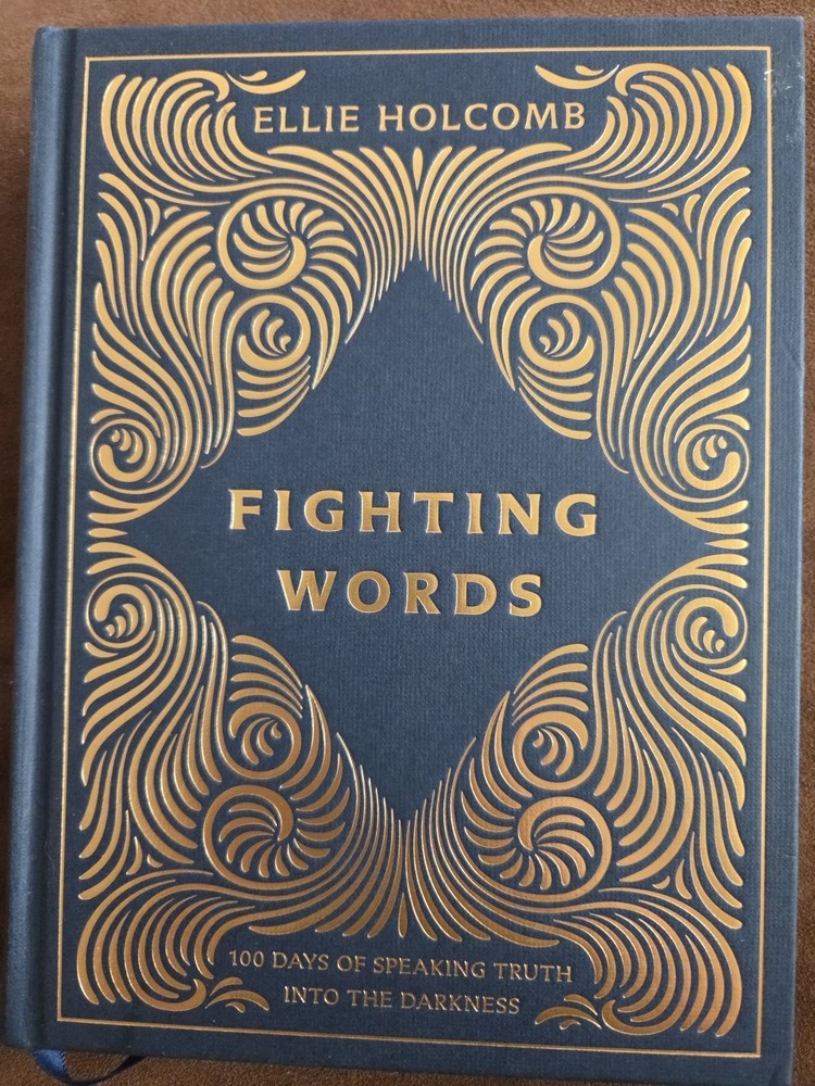 Fighting Words A Devotional Journey by Ellie Holcomb Hardcover NEW
