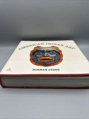 American Indian Art Norman Feder Hardcover Dust Jacket Abrams Illustrated 445pp