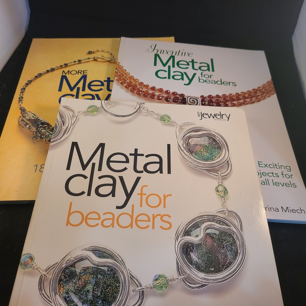 Metal Clay for Beaders -Set Of 3 Books By Irina Miech, Excellent Condition