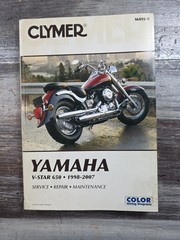 CLYMER Repair Maintenance Manual M495-5 Yamaha V-Star 650 1998-2007