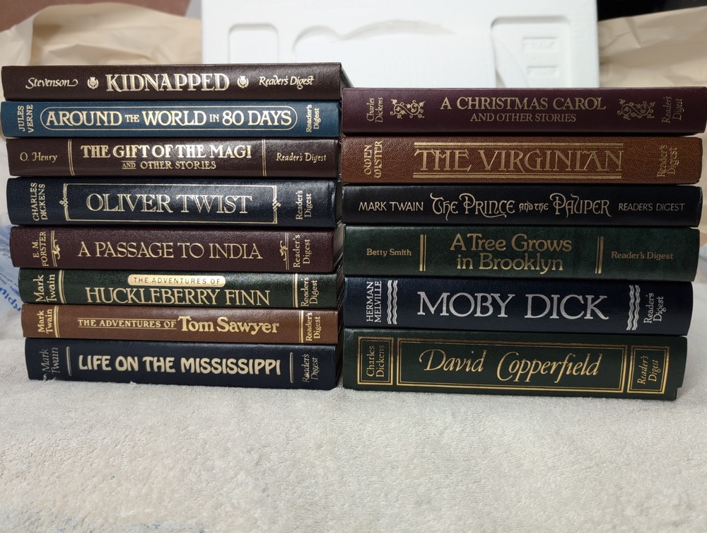 14 Vols!! Reader’s Digest Book Lot The World’s Best Reading ~ Various Authors!!