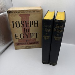 Joseph in Egypt (Two Volume Box Set) by Thomas Mann 1938 6th Printing HC