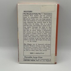 The Bloodrock Valley War Book Library Binding Ray Hogan Hardcover