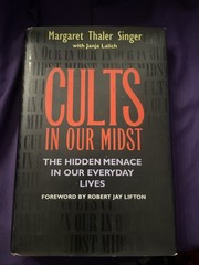 CULTS IN OUR MIDST hardcover First Edition First Printing Margaret Thaler Singer