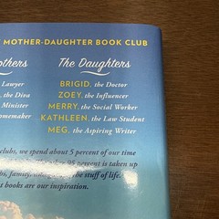 THE MOTHER DAUGHTER BOOK CLUB Susan Patterson James Patterson First Edition