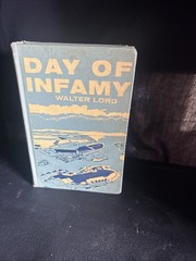 Vintage Book Day of Infamy WWII Historical Fiction Novel Hardcover 1st Print