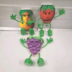 Lot of 3 – 1997 Fruit Troop Board Books – Pear, Grape, Strawberry – Never Read