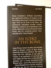 *SIGNED* DIANA GABALDON First Edition AN ECHO IN THE BONE 820 pages ‘To Gail’