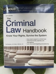 The Criminal Law Handbook 18th Edition. Used Good. Free Shipping.