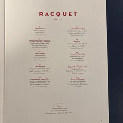 Racquet Magazine Issue No. 22 (2023)