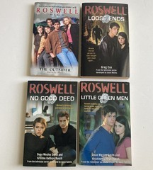 Roswell Loose Ends No Good Deed Little Green Men Plus Roswell High 4 Book Lot