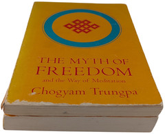 Chogyam Trungpa 2 Book Lot Myth of Freedom Spiritual Materialism PB 1970s