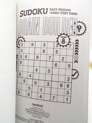 2 Sudoku Brain Builder Puzzle Books: Vol. 7 & 8 Smaller size: 5.25″ x 8.25″ NEW