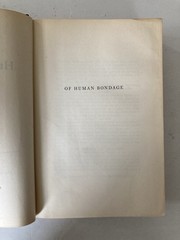 Antique 1915 Of Human Bondage by W. Somerset Maugham Hardcover Book