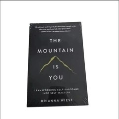 The Mountain Is You by Brianna Wiest Paperback Self-Help Book Free Shipping