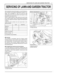 KUBOTA GR2020G GR2120 GR2120AU Operators Manual 2017 – BOUND – COVERS – FOLDOUTS
