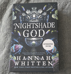 Hannah Whitten The Nightshade God Signed Hardcover 2025 1st Ed YA Fantasy