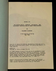Matrix III Volume 1 – Valdamar Valerian, 1st Edition (G+)