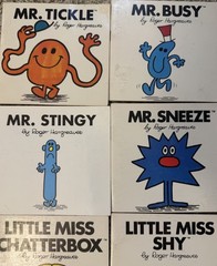 Vintage 1970’s Roger Hargreaves Little Miss and Mr. LOT OF 8 Classic Mini Books