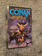 Conan The Barbarian Scourge of Bloody Coast Leonard Carpenter TOR 1994 Book