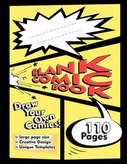 Blank Comic Book: 110 pages 8.5″ x 11″ with Variety of Templates, Draw Your …