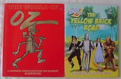 LOT 2 WORLD OF Wizard of Oz BOOK COLORING BOOK ACTIVITY OVER THE RAINBOW