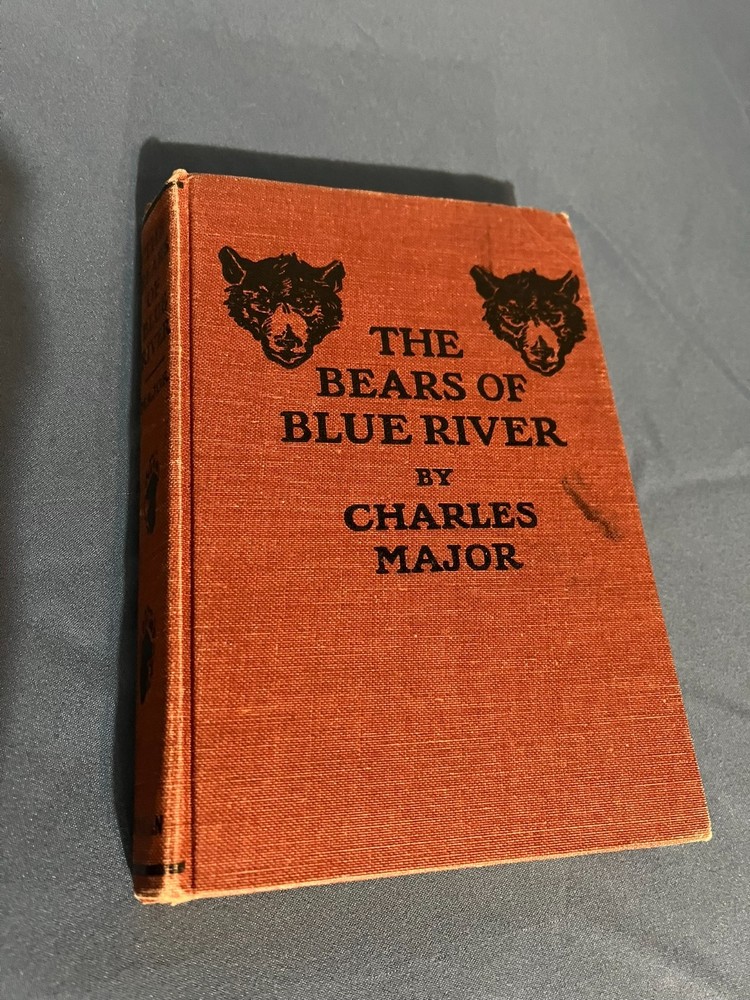 VINTAGE 1959 THE BEARS OF BLUE RIVER HC BOOK BY CHARLES MAJOR ~ MACMILLAN CO.